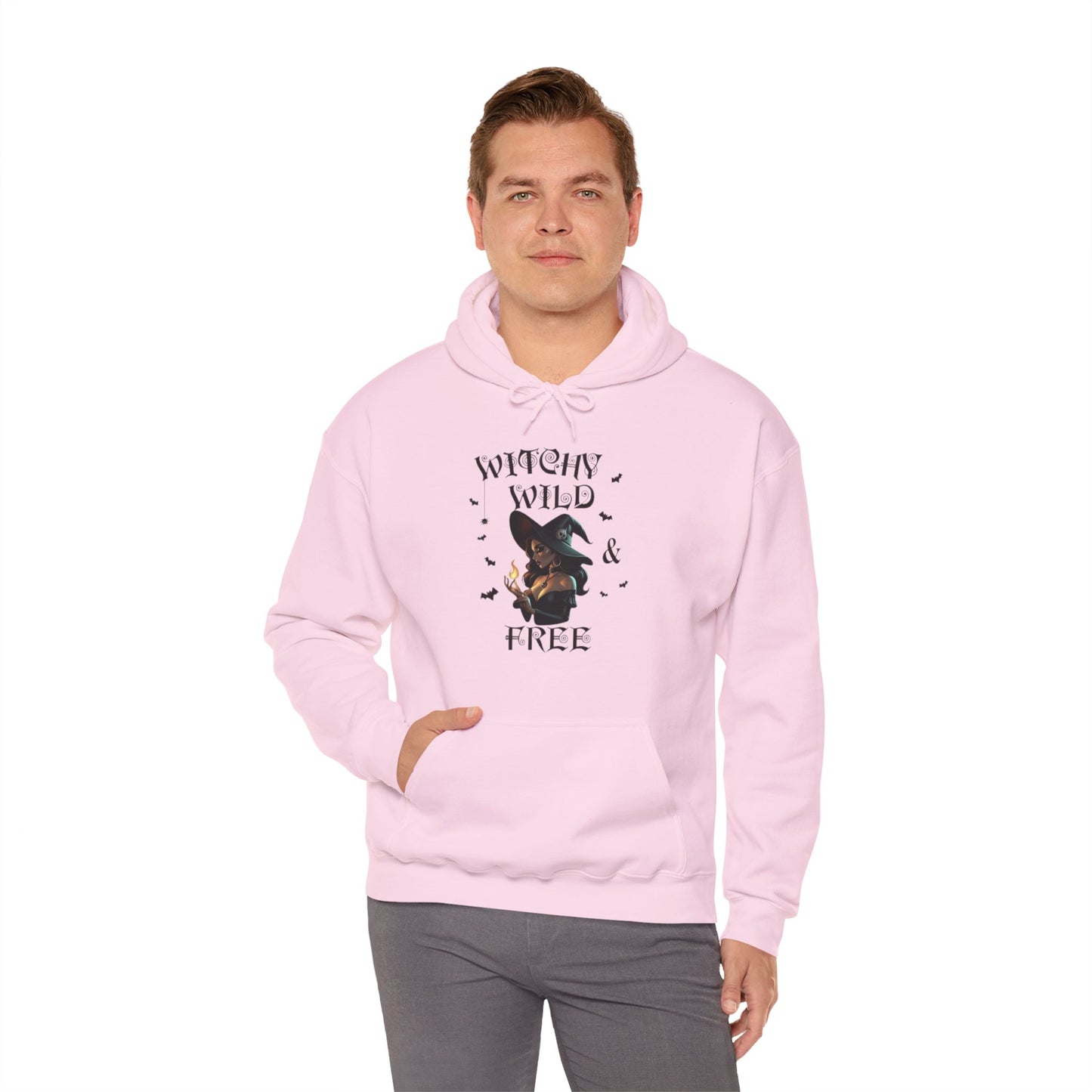 Witchy Wild & Free w/ Flame Hooded Sweatshirt
