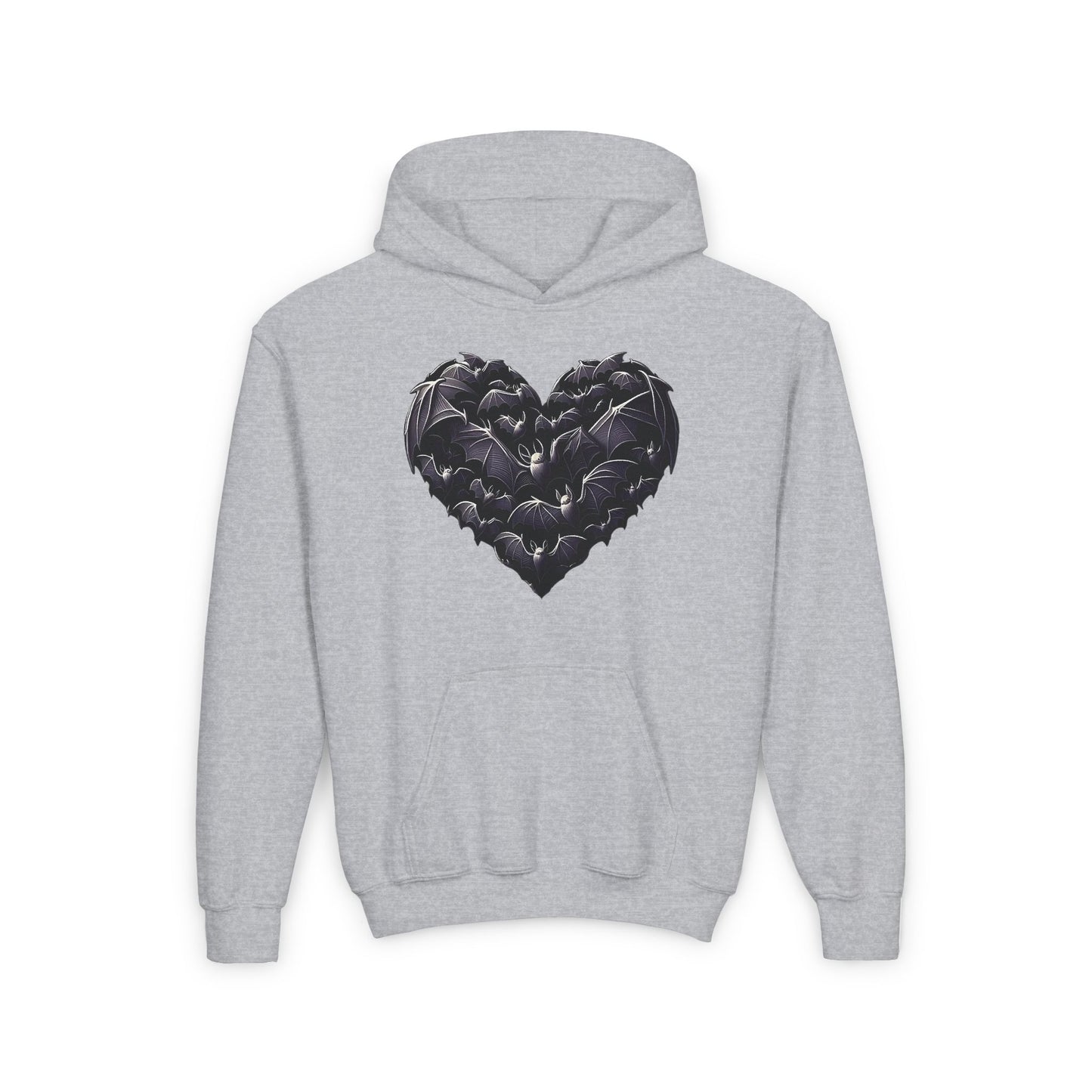 Bats Need Love Too Kids Hooded Sweatshirt