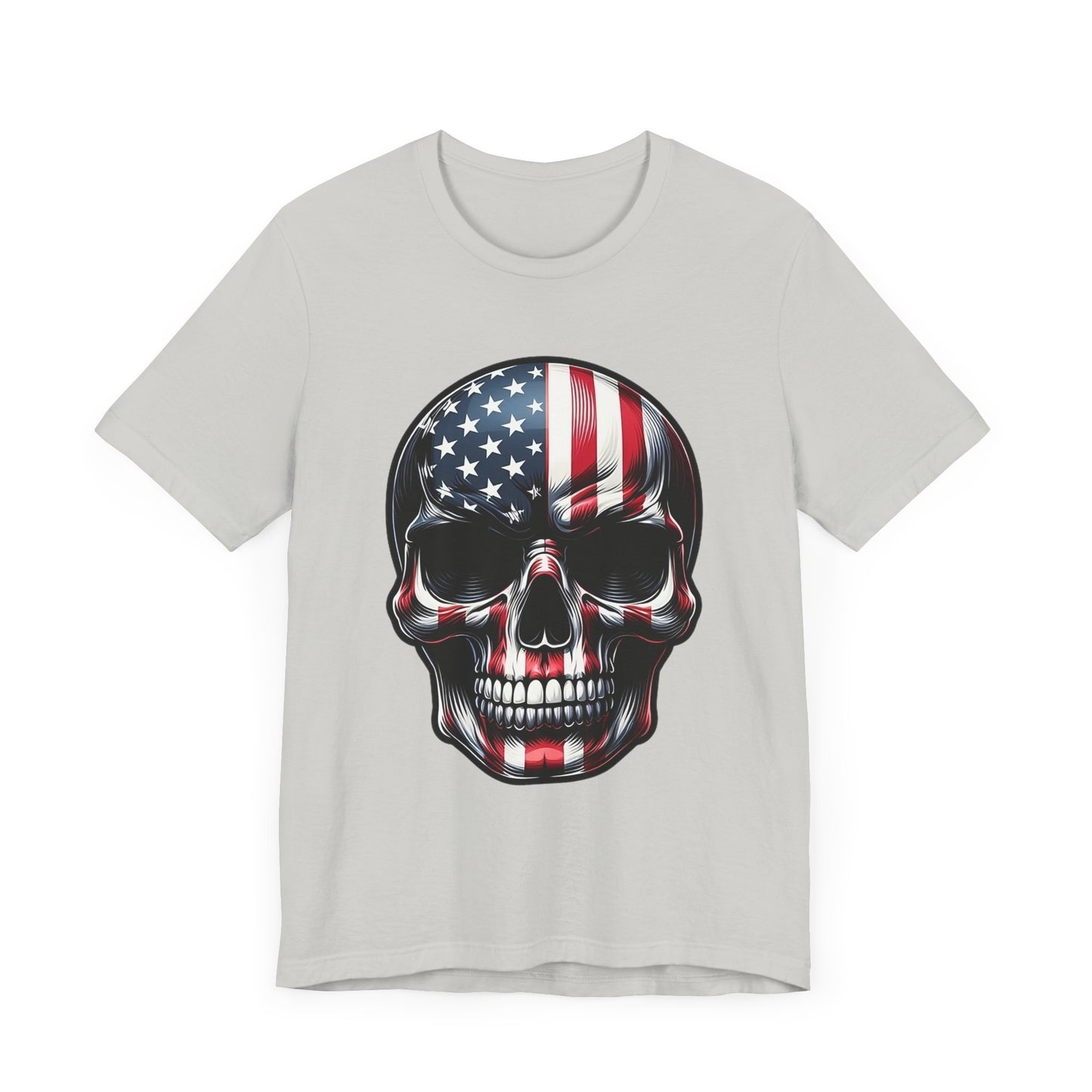 Skull, Stars & Stripes Short Sleeve Shirt