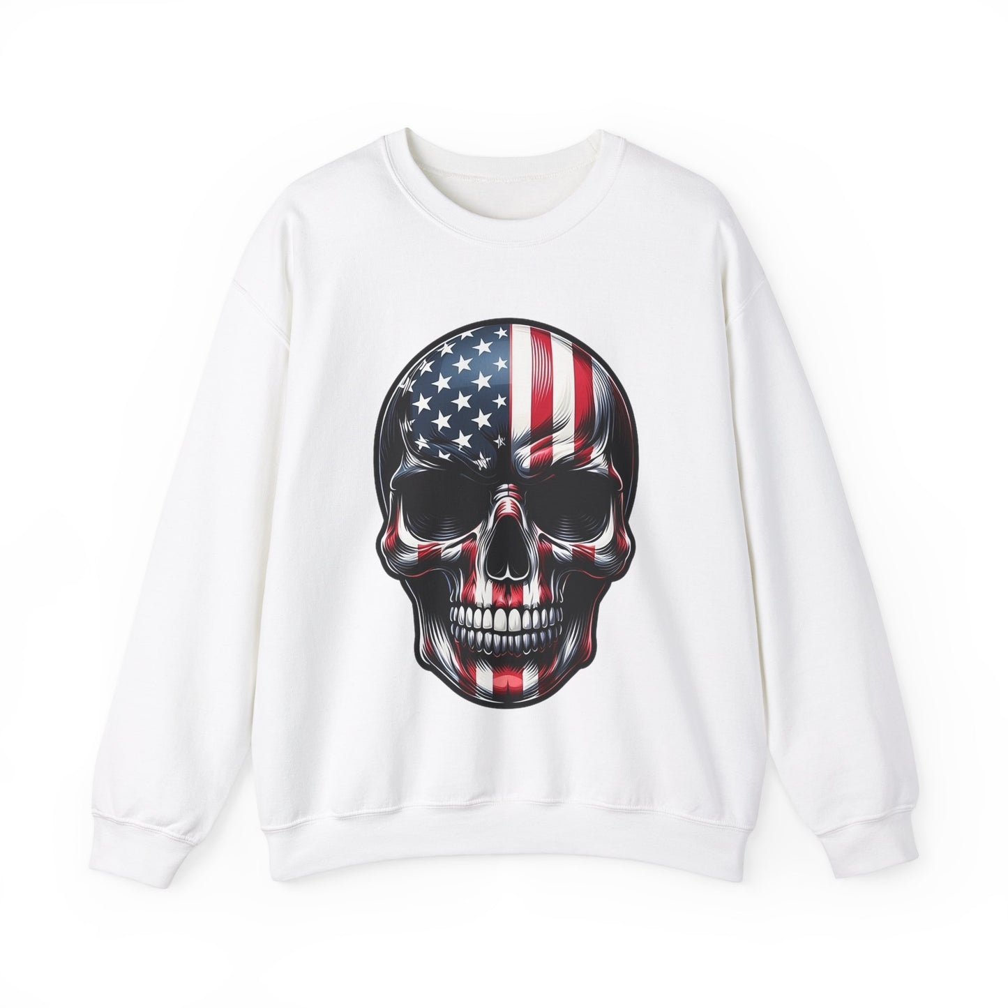 Skull, Stars and Stripes Sweatshirt