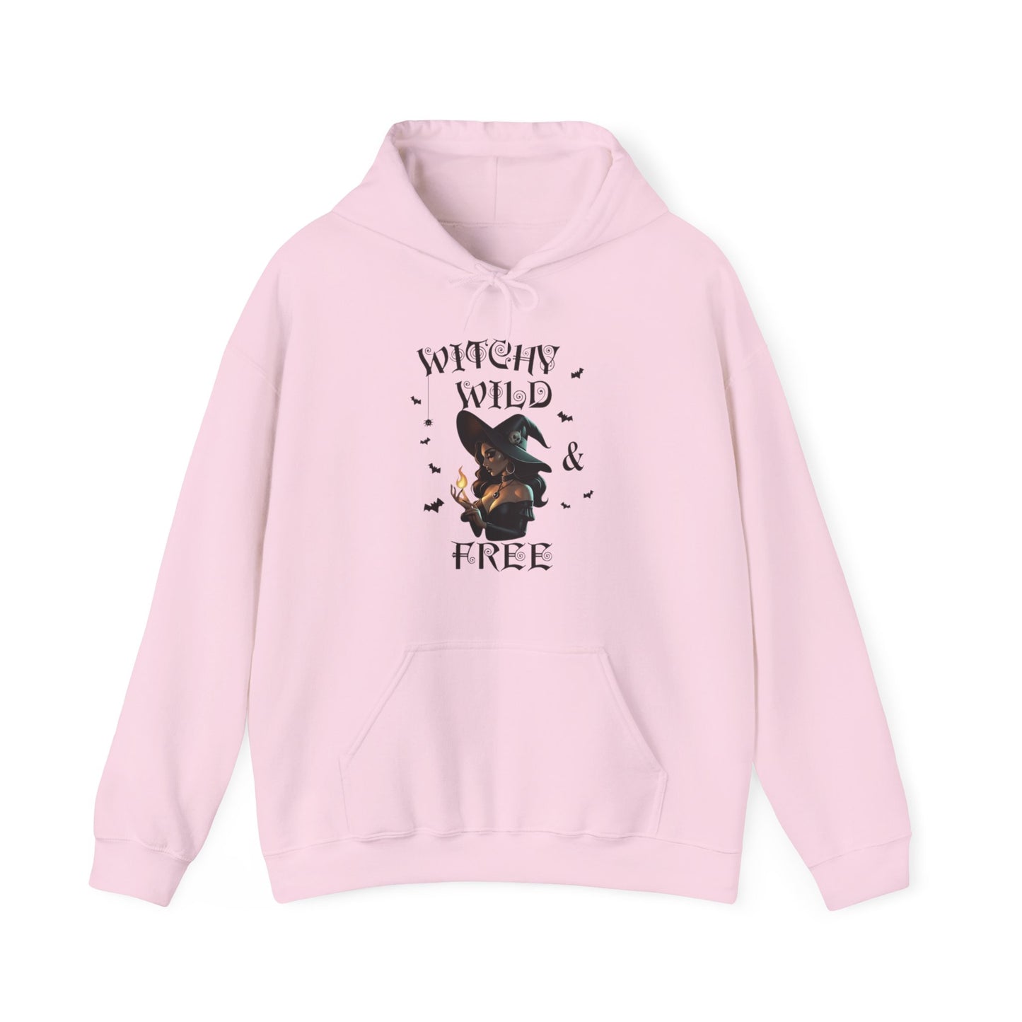 Witchy Wild & Free w/ Flame Hooded Sweatshirt