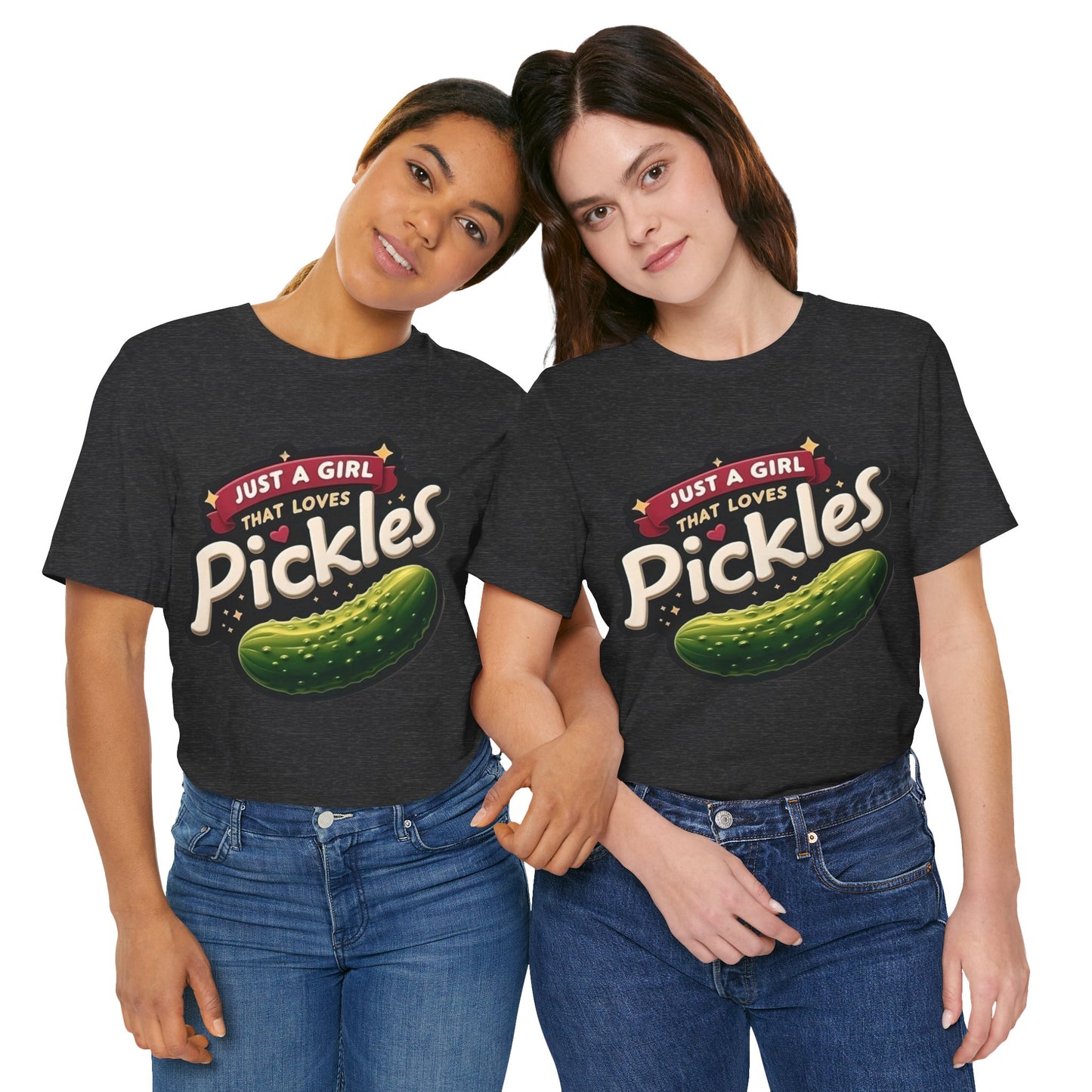 Just A Girl That Loves Pickles Short Sleeve Shirt