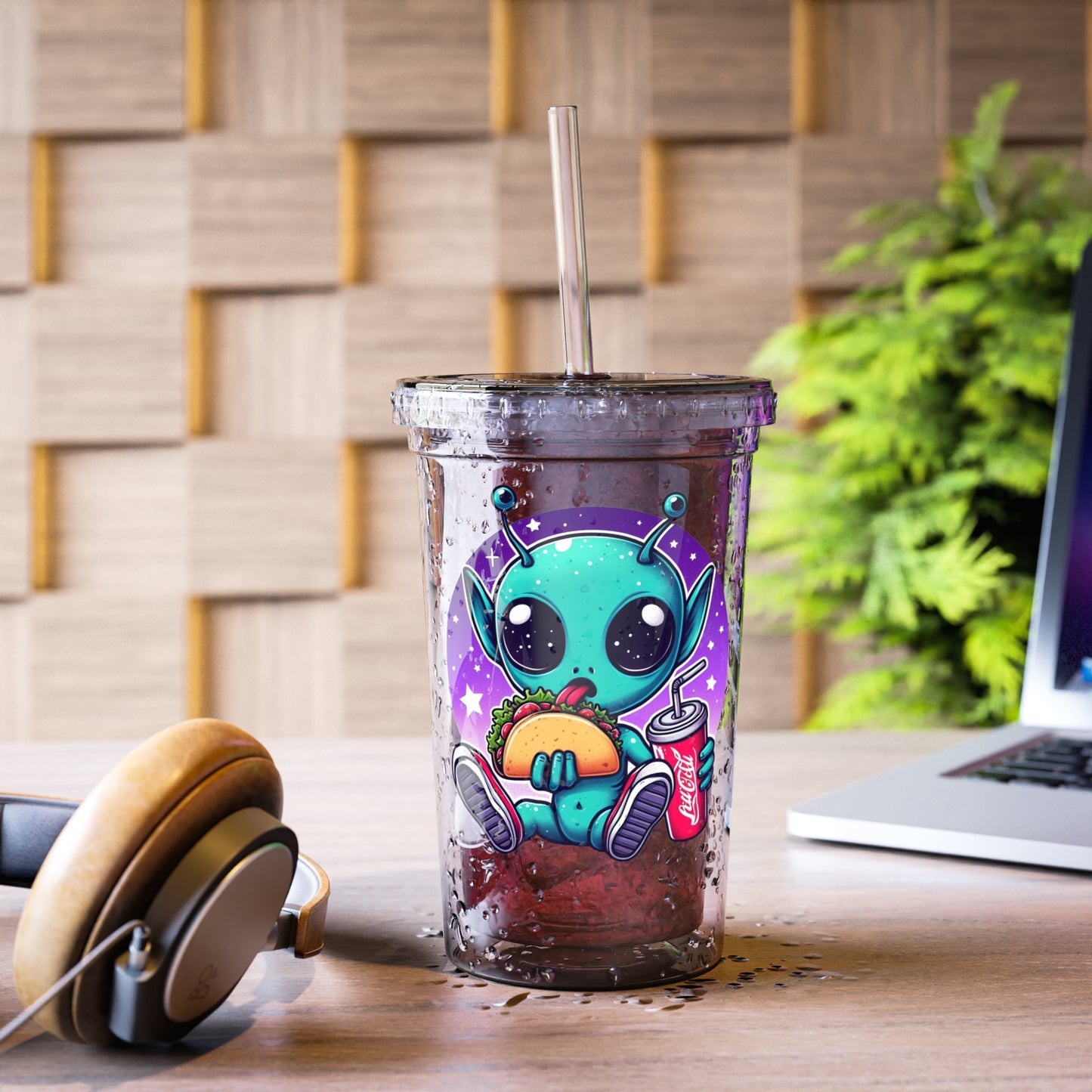 Extraterrestrial Taco Tuesday Acrylic Tumbler 16oz