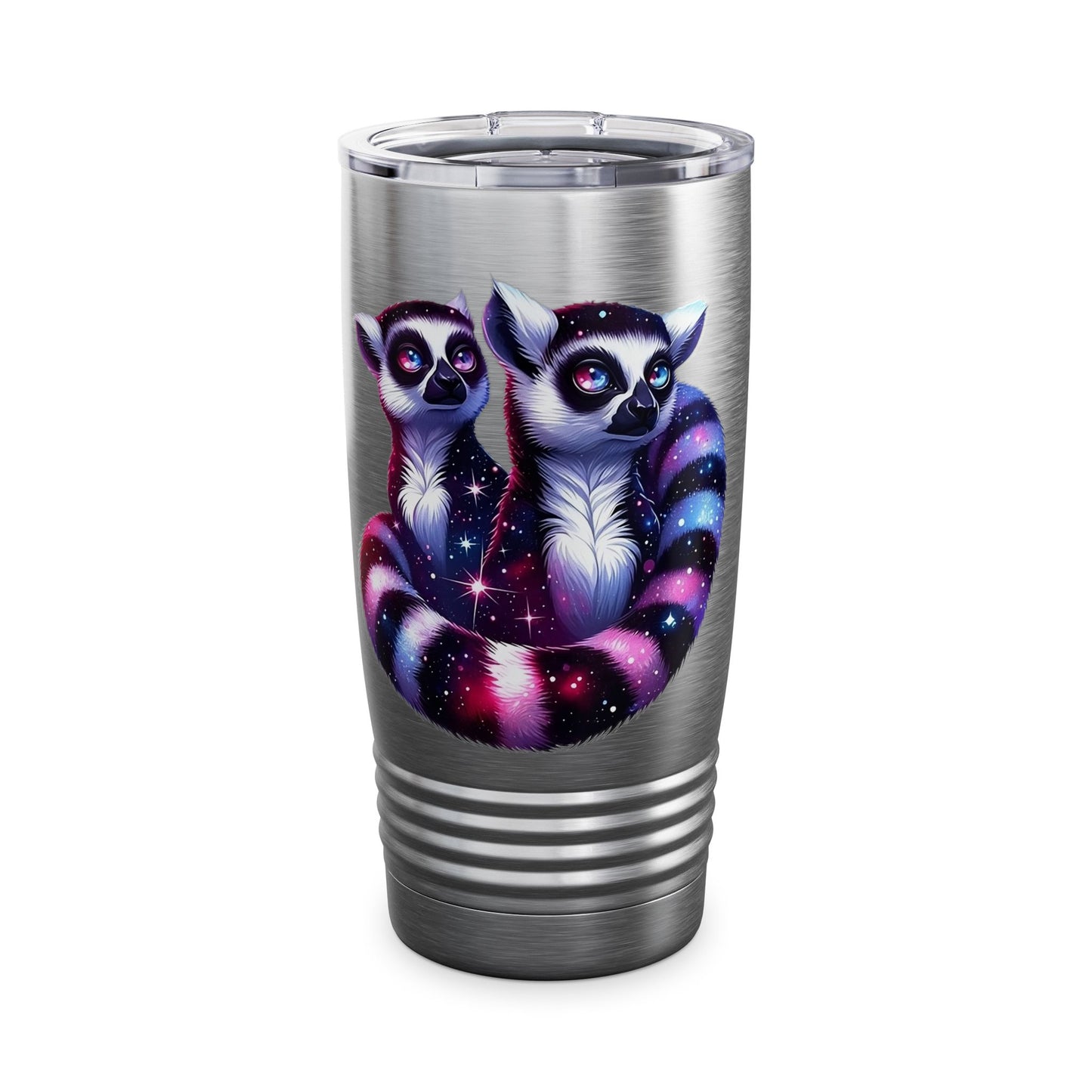 Two Galaxy Lemurs Stainless Steel Tumbler 20oz