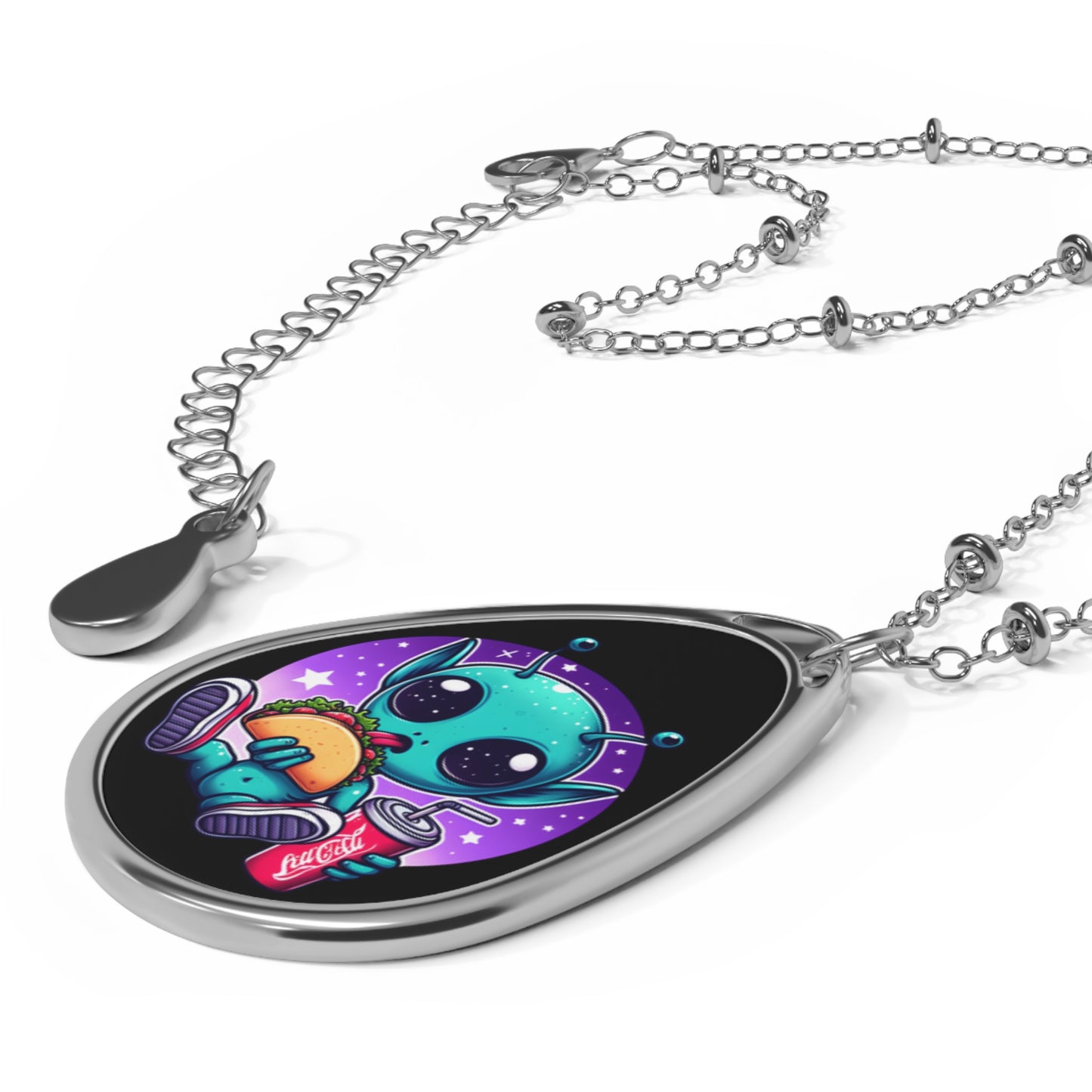 Extraterrestrial Taco Tuesday Pendant Necklace