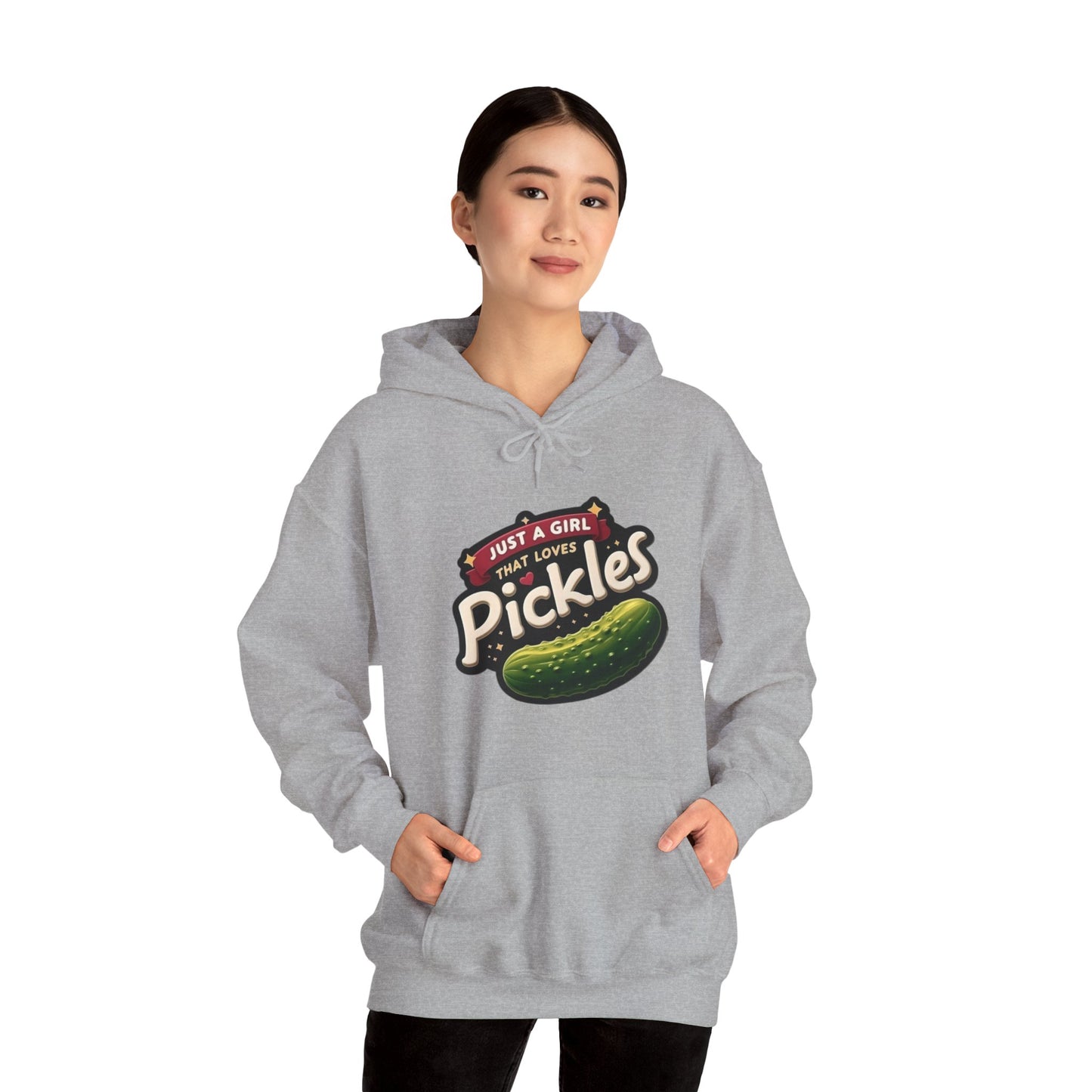 Just A Girl That Loves Pickles Hooded Sweatshirt