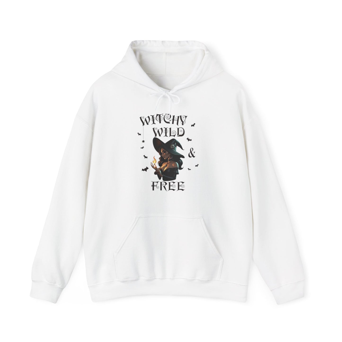 Witchy Wild & Free w/ Flame Hooded Sweatshirt