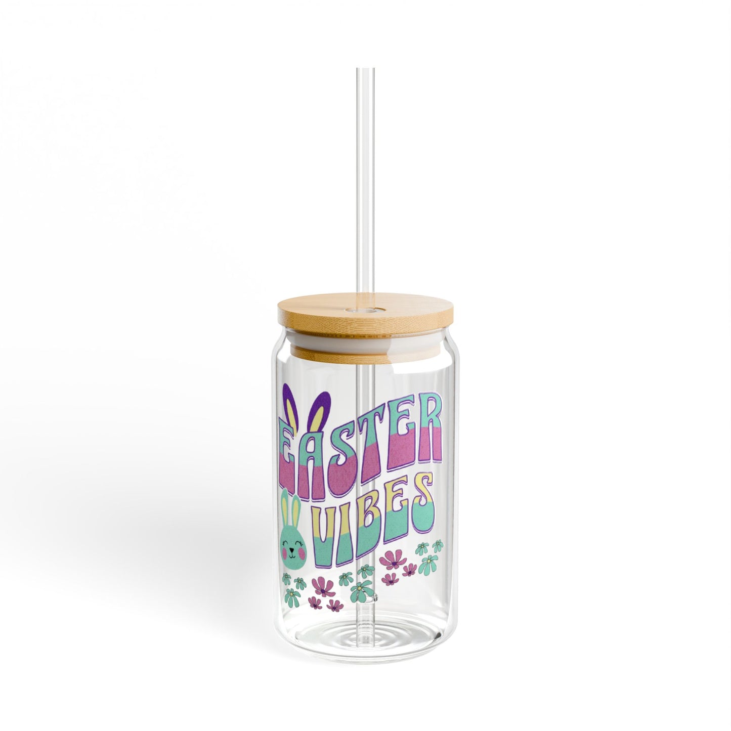 Easter Vibes Sipper Glass 16oz