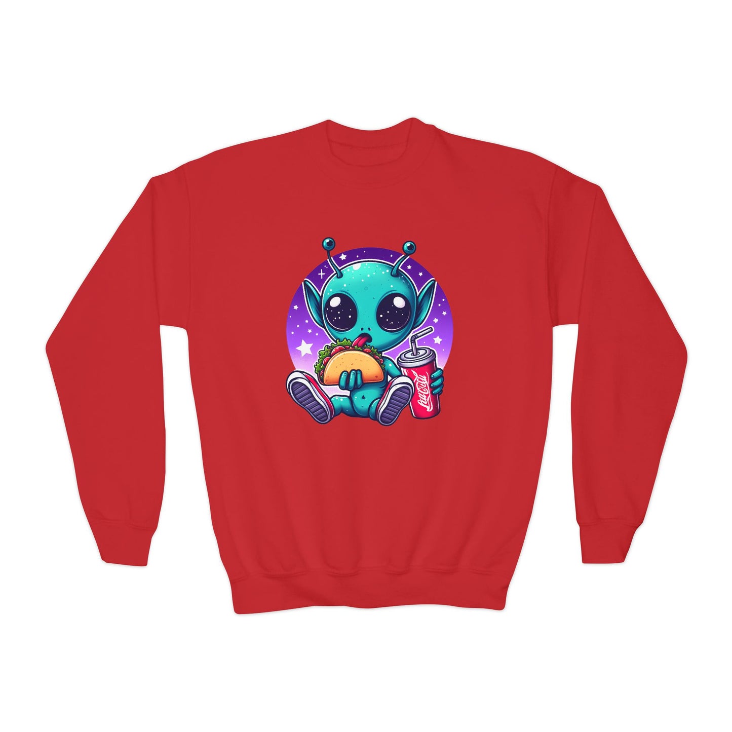 Extraterrestrial Taco Tuesday Kids Sweatshirt